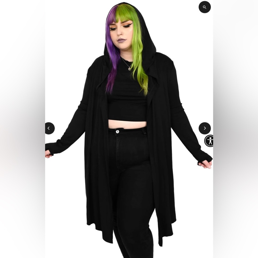 NWOT Reserve Long Sleeve Cardigan Hoodie.